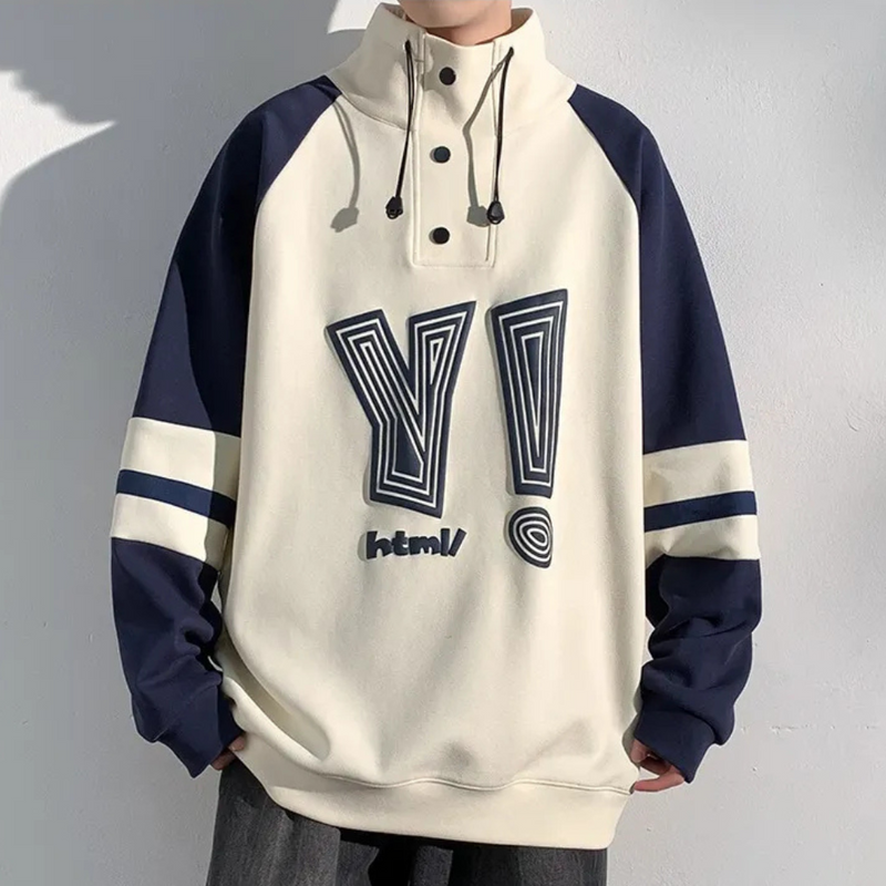 Elegante Herrenpullover mit Stehkragen