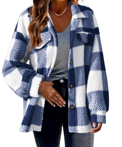 Weiche Teddyjacke für kalte Tage
