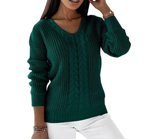 Oriana - Warmer und bequemer Strickpullover