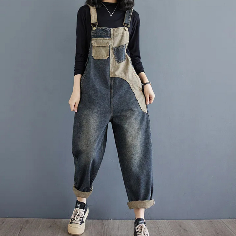 AGATA - Eleganter Denim-Jumpsuit für Damen