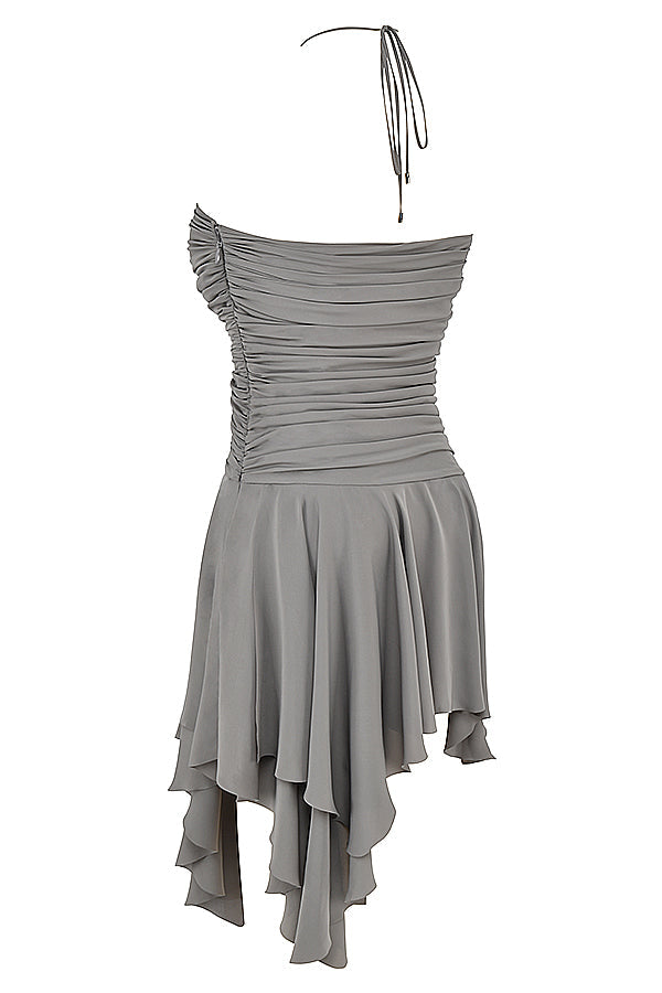 Heidi -Asymmetrisches Mini Kleid für Elegante Anlässe