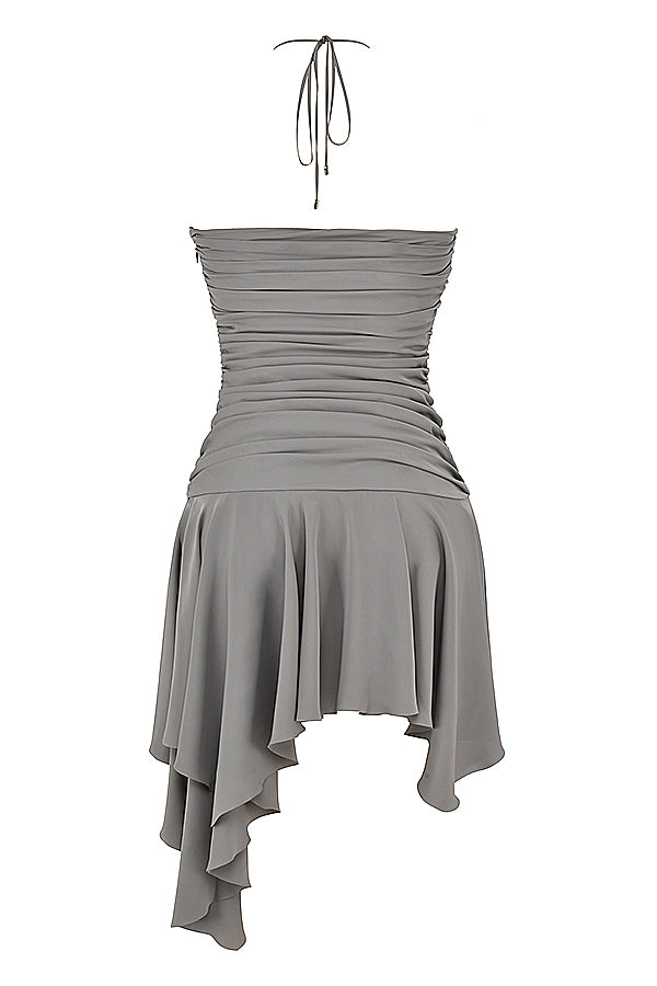 Heidi -Asymmetrisches Mini Kleid für Elegante Anlässe