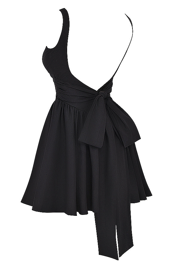 Elegantes Heidi -Mini-Kleid Mit Schleife für Feste