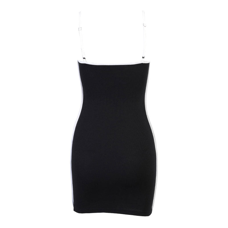 Elegantes Heidi -Mini Kleid mit Trägern