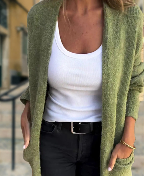 Elegante und weiche Strickjacke