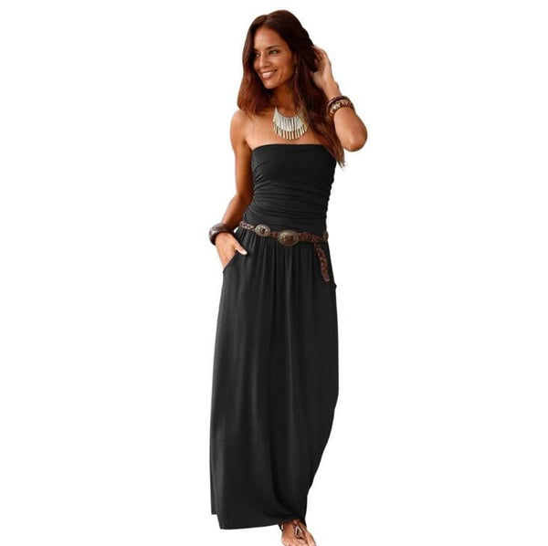 Elegantes Maxikleid Für Warmen Sommertag