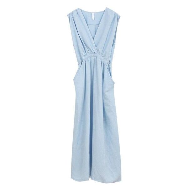 Elegantes Maxikleid im Umschlagschnitt für den Sommer