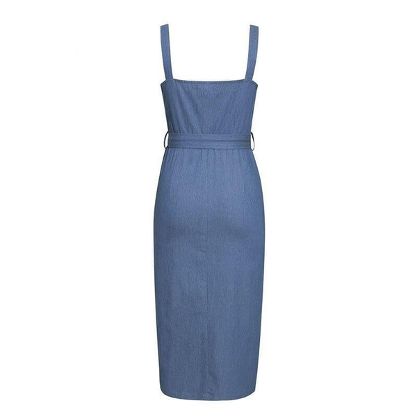 Midikleid mit Schleife