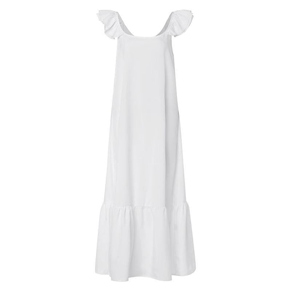 Elegantes Kleid mit Raschen an den Schultern