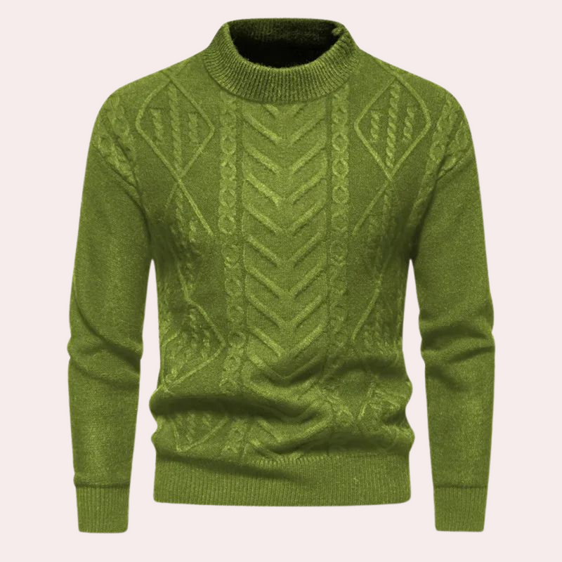 Elegante und Bequeme Herrenstrickjacke