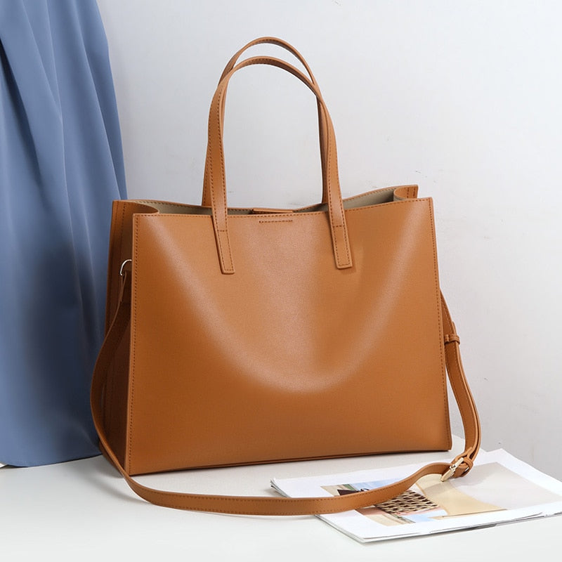 Joanna - Elegante Handtasche aus rotem Leder