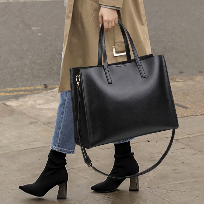 Joanna - Elegante Handtasche aus rotem Leder