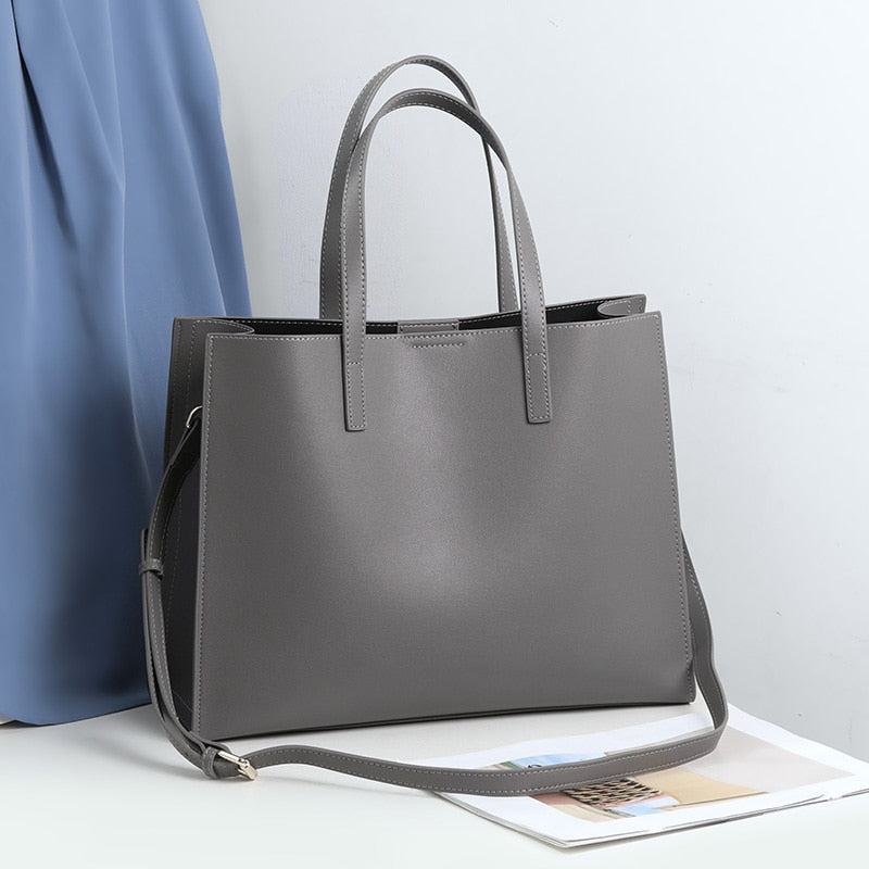 Joanna - Elegante Handtasche aus rotem Leder