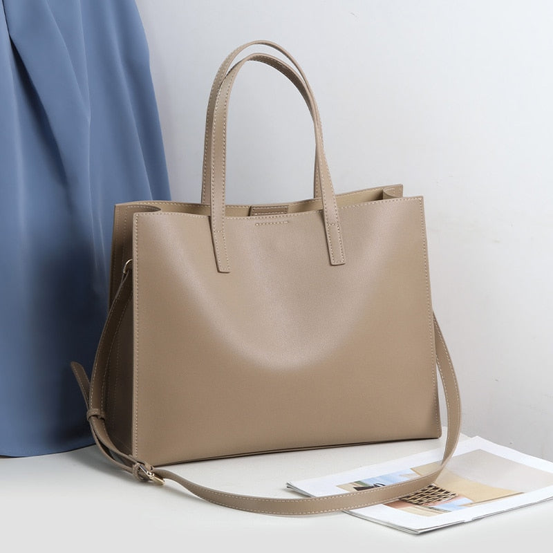 Joanna - Elegante Handtasche aus rotem Leder