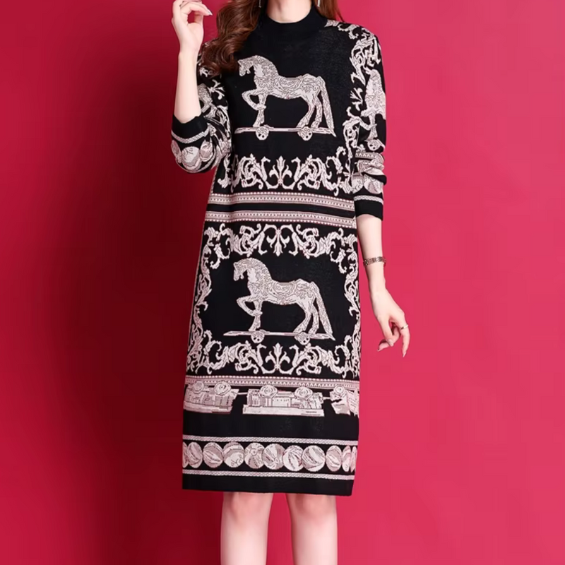 Elegantes und Bequemes Pullover-Kleid für Damen