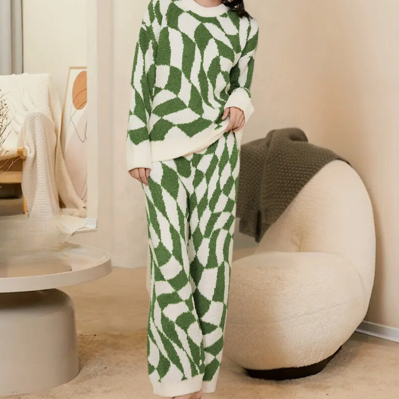 Gisela - Modernes Winter-Pyjama-Set für Damen