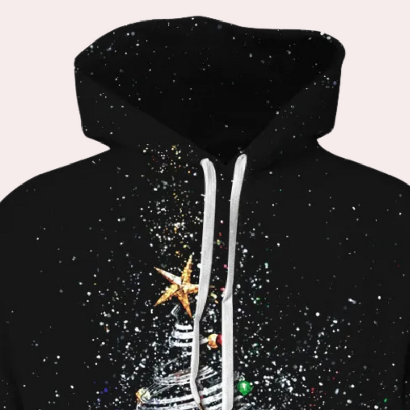 Weicher Weihnachts-Hoodie für Herren
