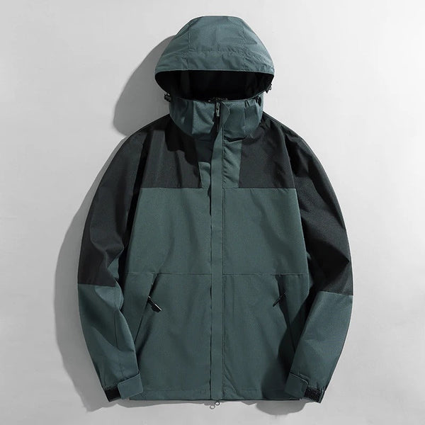 Wasserdichte stilvolle Windjacke mit Kapuze