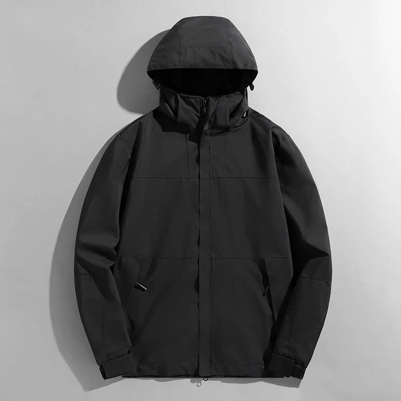 Wasserdichte stilvolle Windjacke mit Kapuze