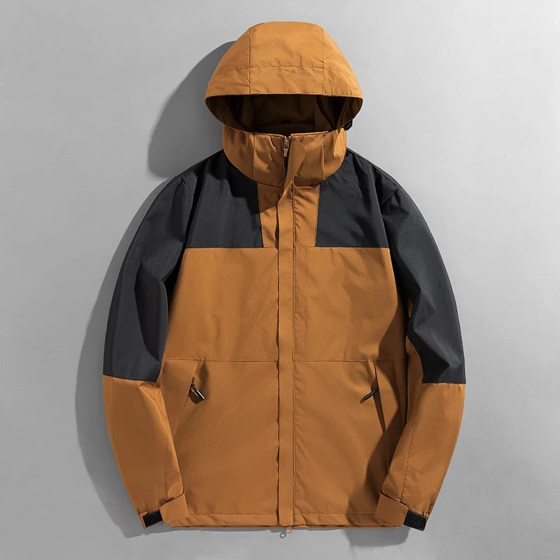 Wasserdichte stilvolle Windjacke mit Kapuze