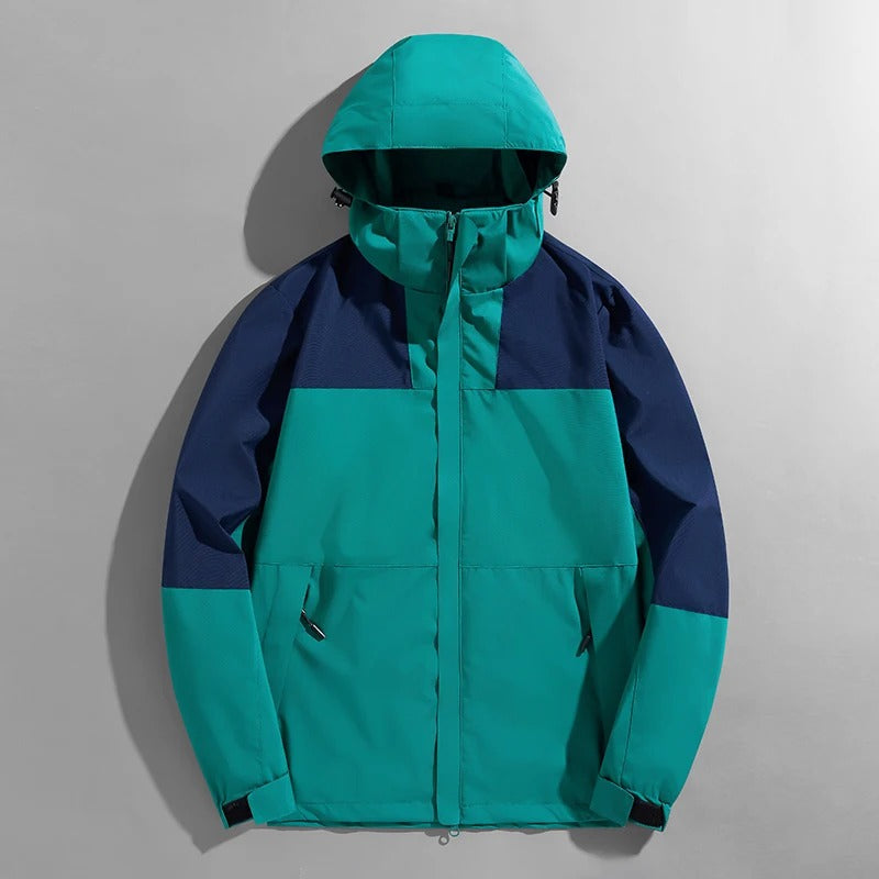 Wasserdichte stilvolle Windjacke mit Kapuze