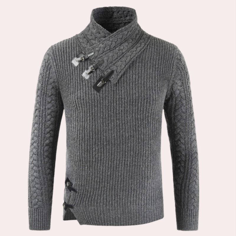 Warme stilvolle Winterpullover für Herren