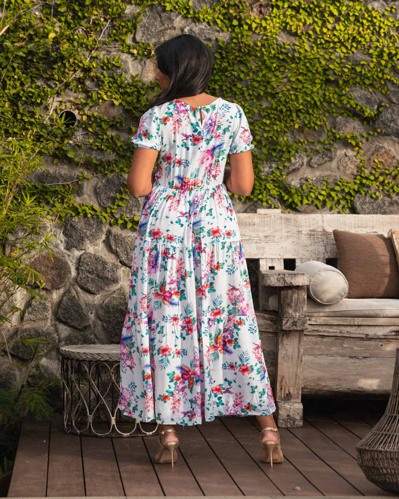 Lioba - Kleid mit Blumendruck