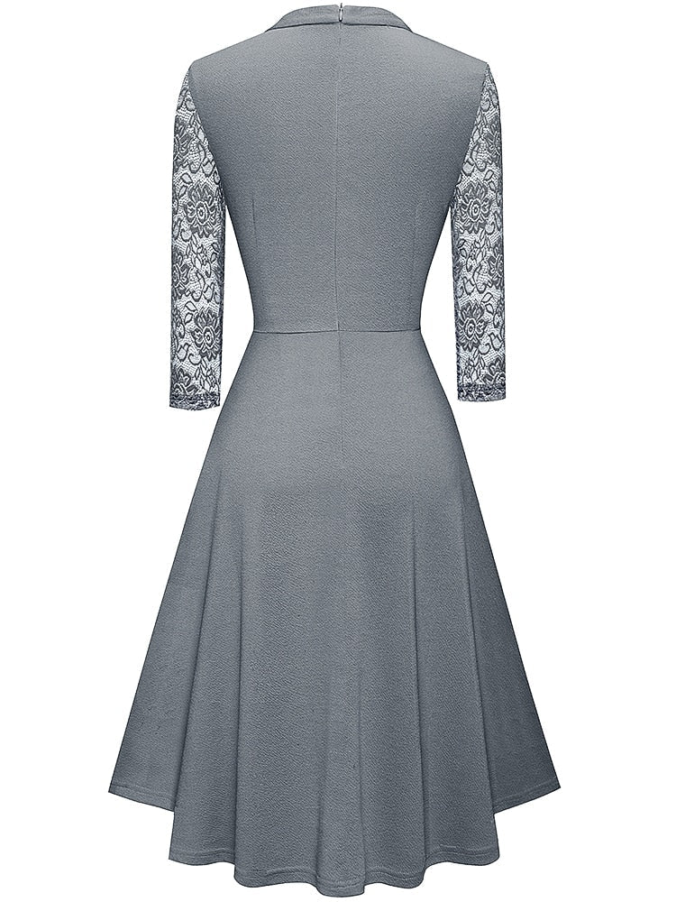 Kuscheliges Ausgehöhltes Spitzenkleid für dich