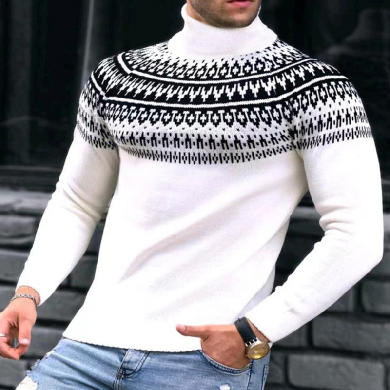 Warmes Herrenpullover für stilvolle Anlässe