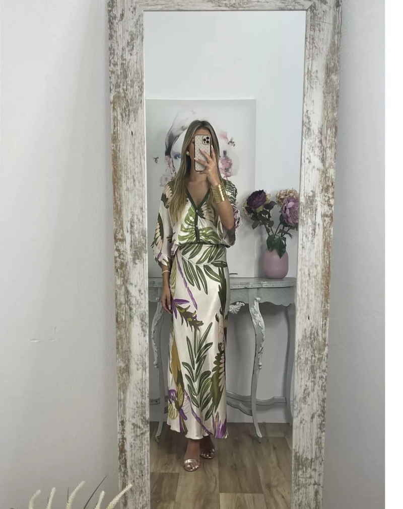 Bequemes Seidenkleid Set für dich