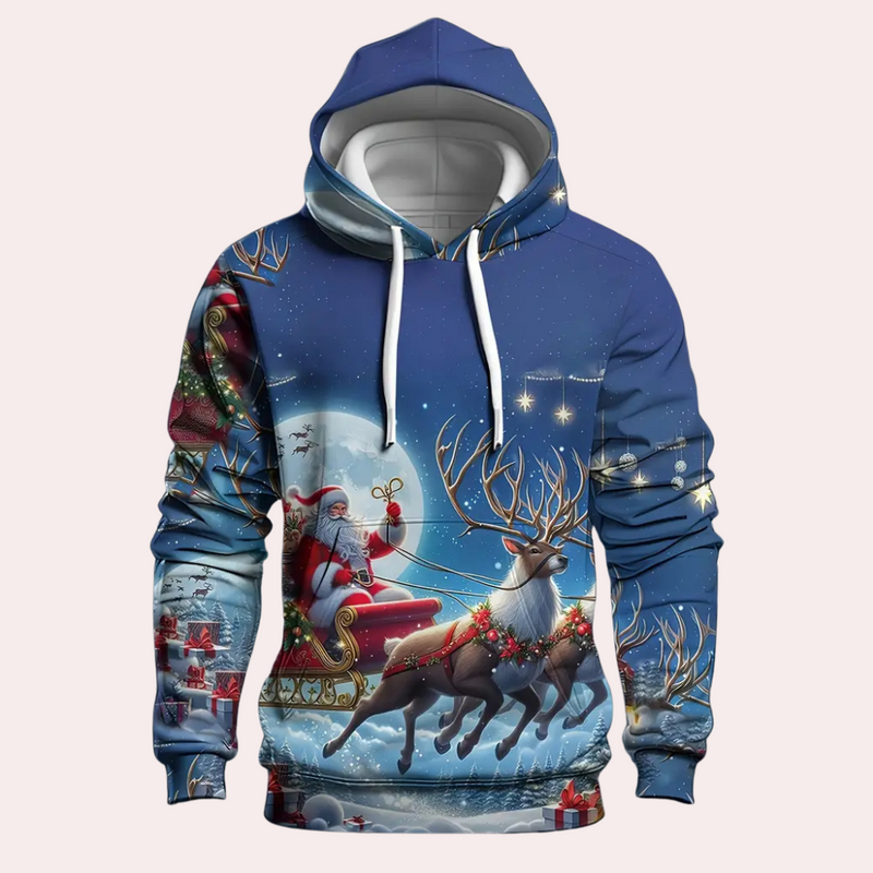 Weicher Weihnachts Hoodie für Herren