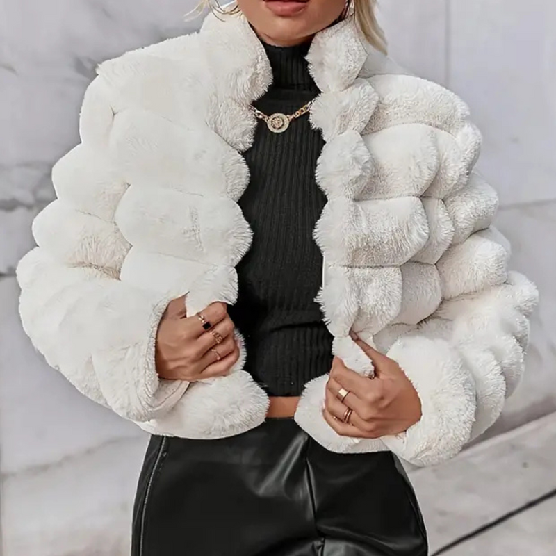 Warmes und elegantes Damenjacke