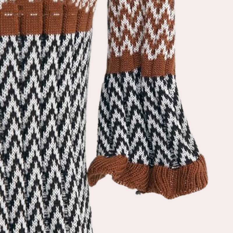 Elegante und Warme Strickkleid für Damen