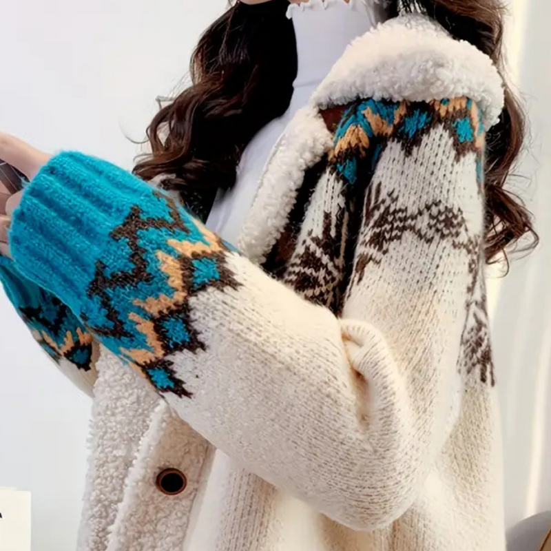 GRACIELLE - Eleganter Weihnachts-Winter-Pullover für Damen