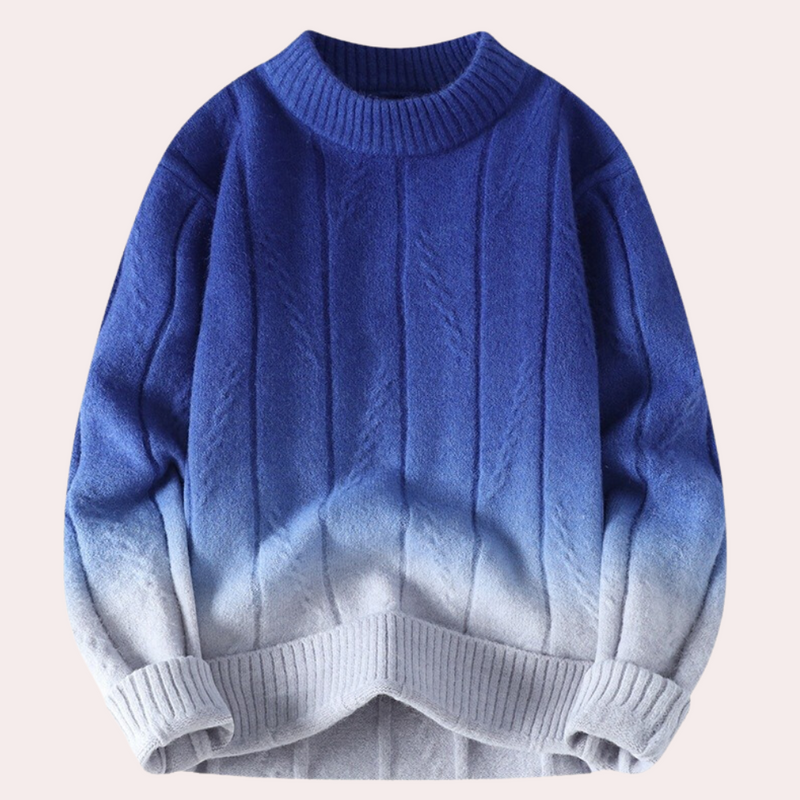 Bequemer Gradient Pullover für Herren