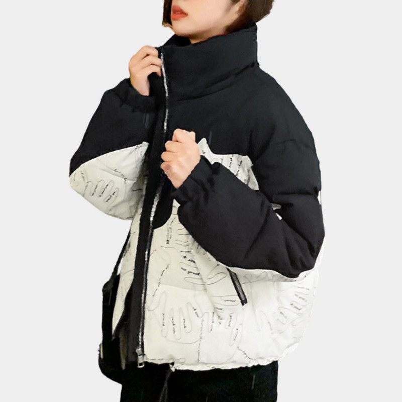 Warme und stilvolle Damenjacke