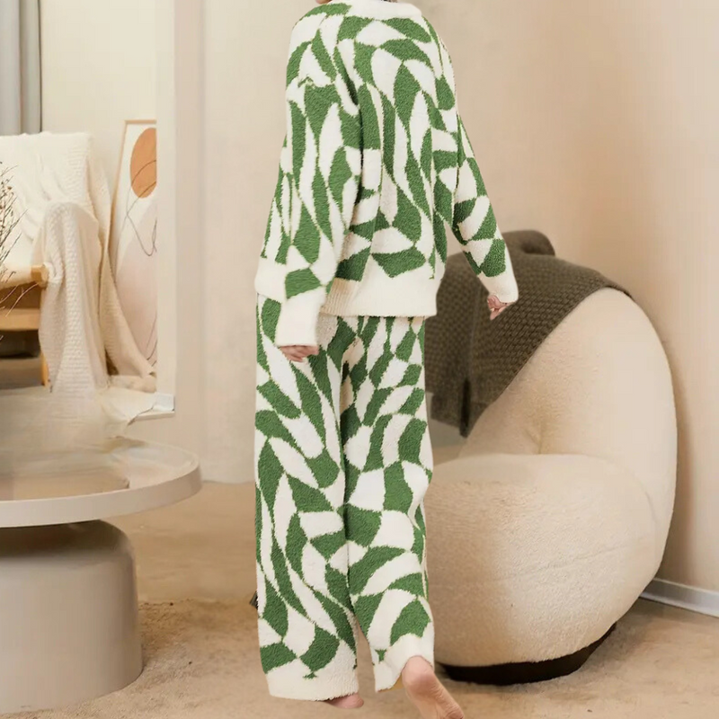 Gisela - Modernes Winter-Pyjama-Set für Damen